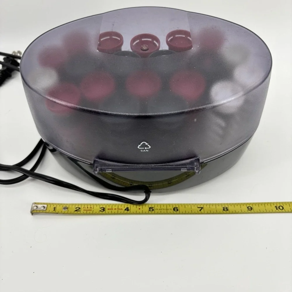 Remington KF201 Velvet Flocked W/Clips Hot‎ Rollers Hair Curlers Pageant -Tested